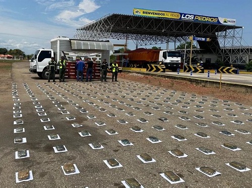 Narcotráfico recurre de nuevo al transporte de carga pesada para mover droga hacia Falcón