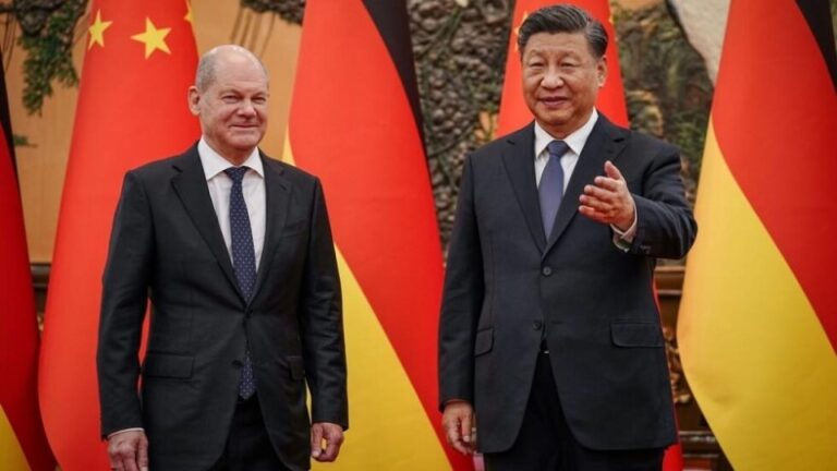 Jefe de gobierno alemán pide que China presione a Putin para detener la guerra en Ucrania