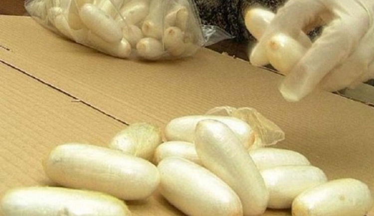 Venezolano pretendía transportar 100 dediles de cocaína desde Brasil hasta India