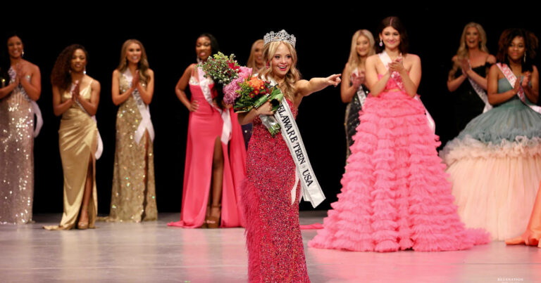 Joven con síndrome de down es coronada Miss Delaware Teen USA 2024