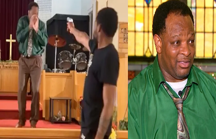 Video| Pastor se salva de intento de asesinato en pleno sermón