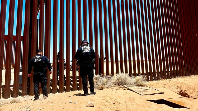 Hallan un «narcotúnel» bajo el muro fronterizo entre México y EEUU
