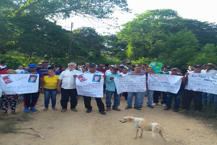 Pobladores de la parroquia Vegas del Tuy de Unión afirman que agricultores llevados Barquisimeto son inocentes