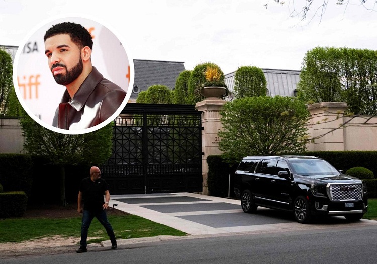 Un herido deja tiroteo frente a la mansión del rapero Drake