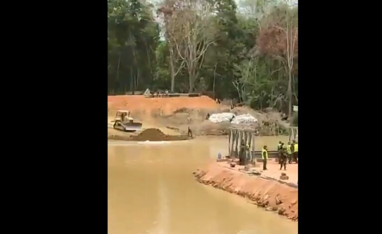 Avanza construcción del puente sobre el río Cuyuní que conectará Bolívar con la Guayana Esequiba