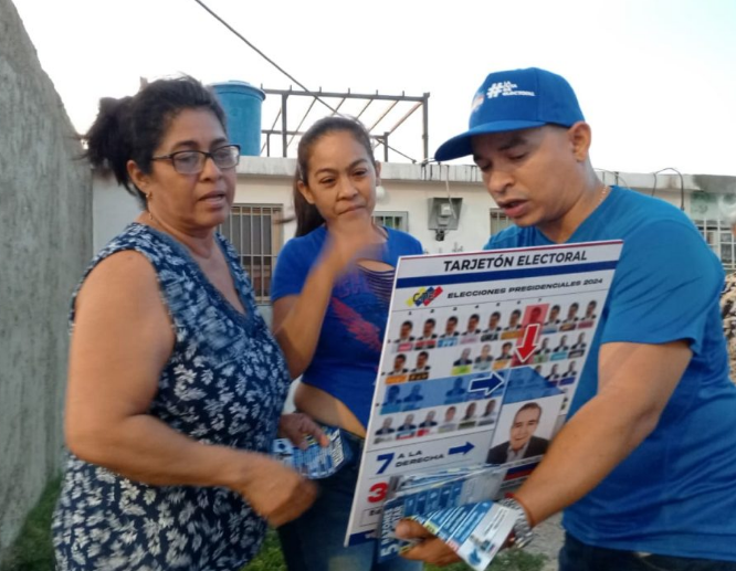 Un Nuevo Tiempo enseña a los falconianos a votar por Edmundo González