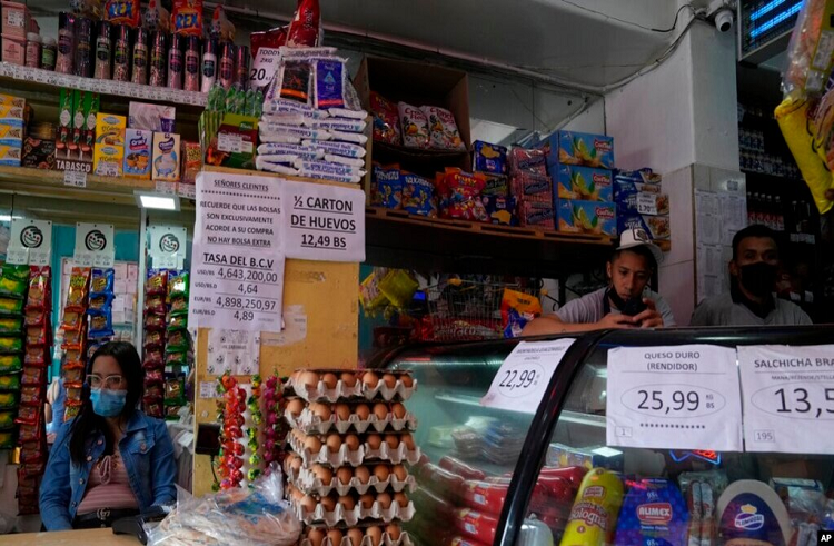 Venezuela acumula una inflación del 7,8% entre enero y mayo