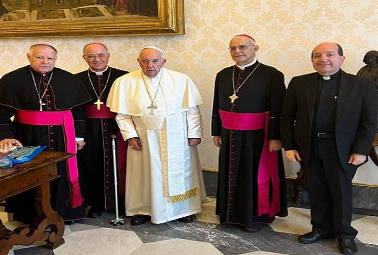 Papa Francisco recibió en audiencia a obispos venezolanos