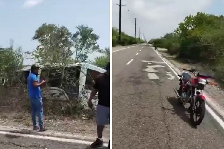 Una buseta se salió de la vía en Chichiriviche