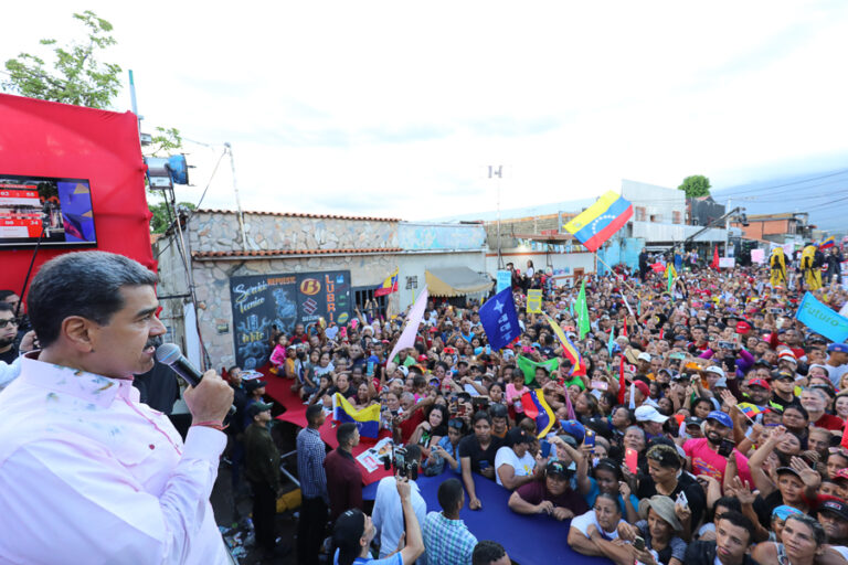 Maduro en Aragua: El 1×10 es la garantía de la paz en Venezuela