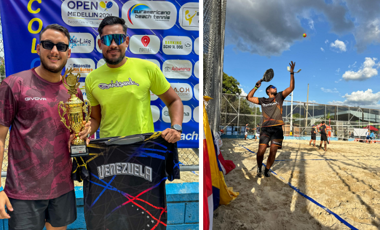 Venezuela subcampeón de tenis de Playa en Medellín. Onnun falconiano en plano estelar