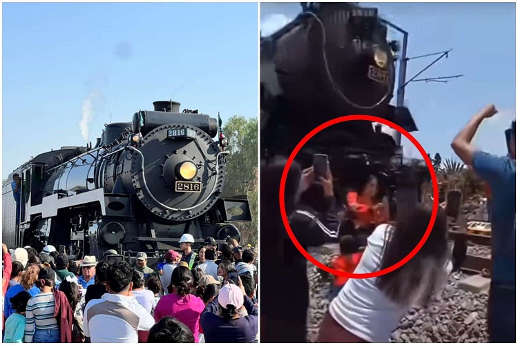 Mujer muere impactada por una locomotora en México cuando se tomaba una “selfie”