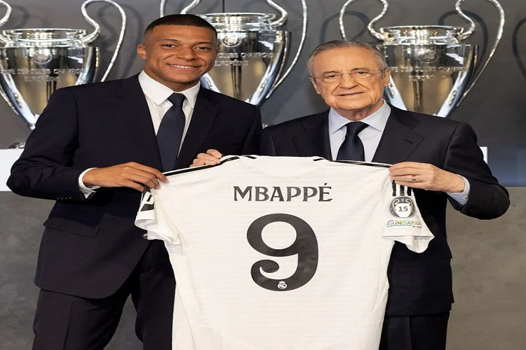 Kylian Mbappé usará la camiseta 9 del Real Madrid