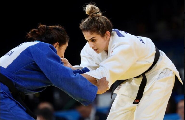 La judoca venezolana Anriquelis Barrios se despide de París 2024 al caer ante la argelina Anima Belkaldi