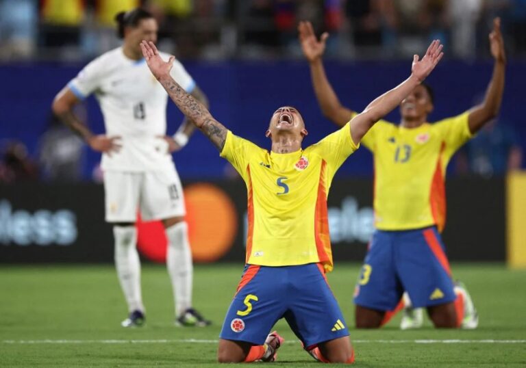 Colombia estará en la final de la Copa América tras vencer a Uruguay 1-0