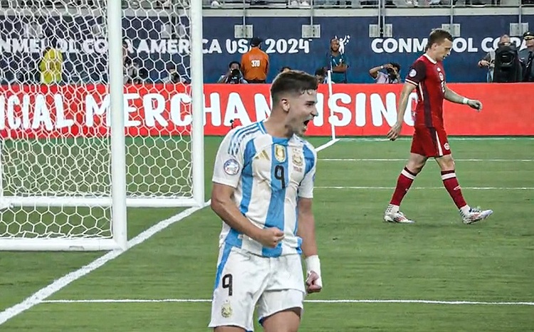 Argentina le gana 2-0 a Canadá y pasa a la final de la Copa América