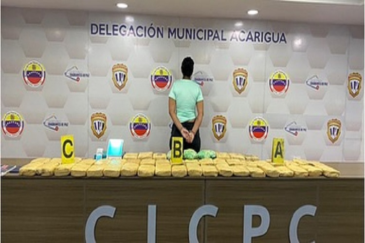 Pertenece a una red de tráfico| Detenida con 49 panelas de droga ocultas en un mueble en Portuguesa