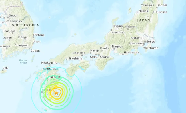 Tsunami de hasta medio metro tras terremoto de 7.1 en Japón,  deja 9 heridos