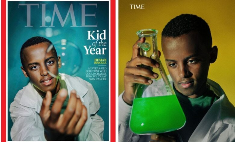 Heman Bekele es nombrado ‘Niño del año 2024’ por la revista Time por su jabón contra el cáncer de piel