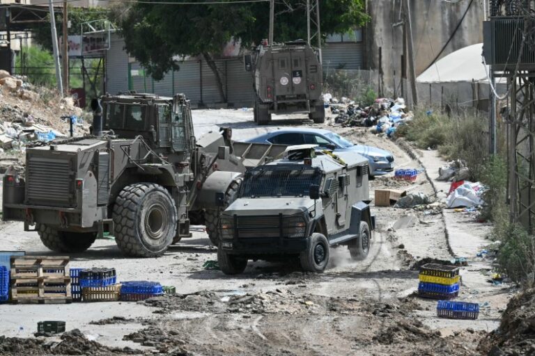 Diez muertos por operaciones israelíes en el norte de Cisjordania