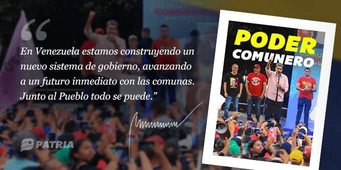 Sistema Patria comienza entrega del bono “Poder Comunero”