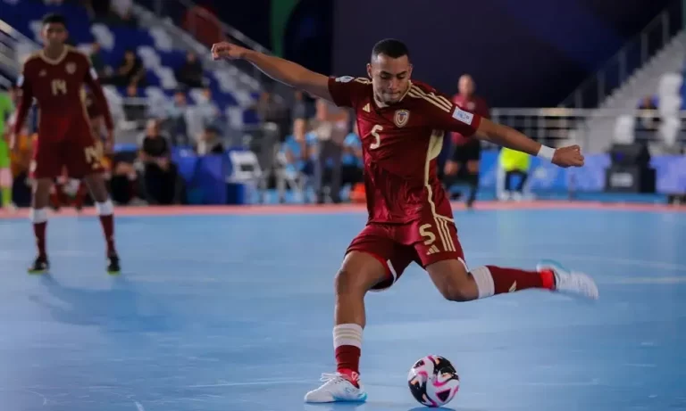 Vinotinto clasifica a los octavos de final en el Mundial de Futsal