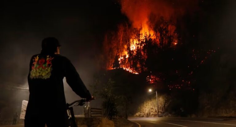 Quito en situación «crítica» por cinco incendios forestales