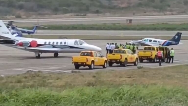 Aeronáutica de Colombia autoriza despegue de avión venezolano que aterrizó de emergencia en Cúcuta