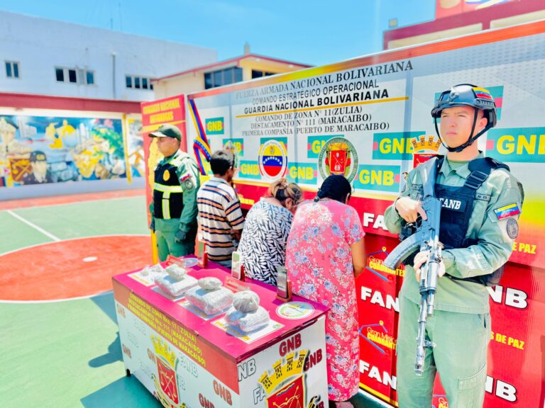 GNB capturó en flagrancia a seis personas dedicados a la distribución de drogas en Maracaibo