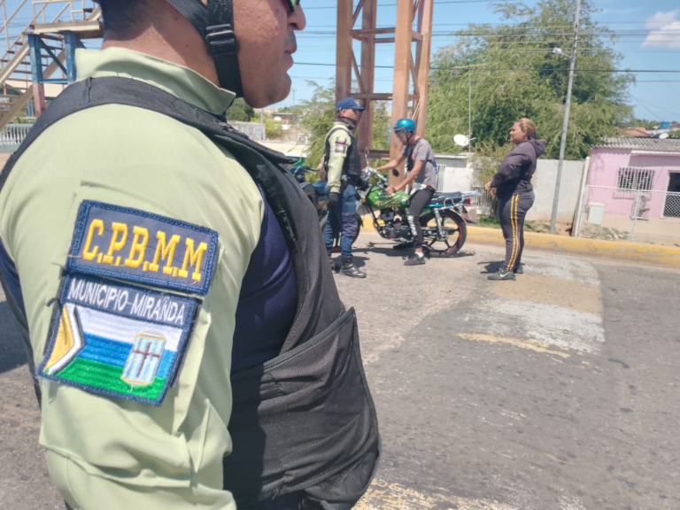 Polimiranda implementó operativo de seguridad y prevención en diversos sectores de Coro