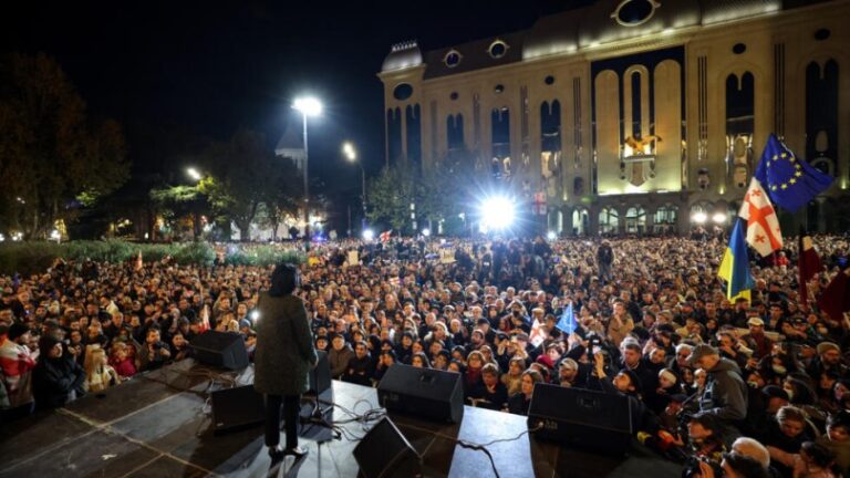 La presidenta de Georgia denuncia un fraude «sofisticado» en las legislativas y llama a manifestarse