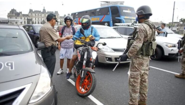 Perú amplía por 45 días el estado de emergencia en Lima para combatir las extorsiones