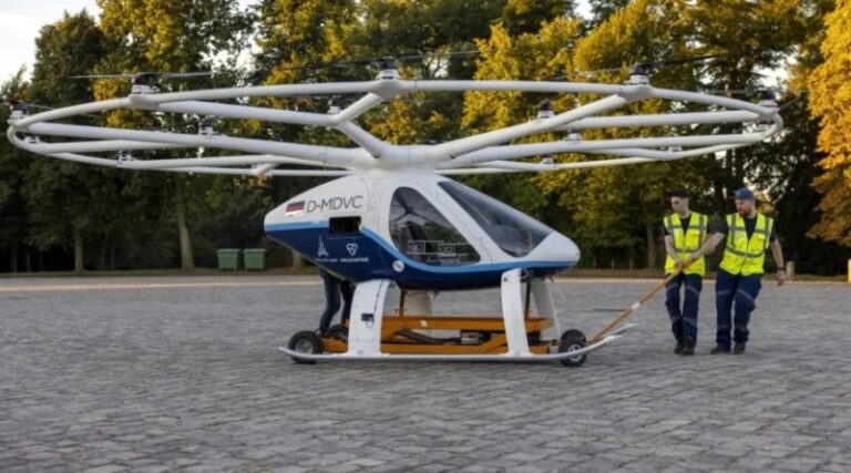 Quiebra puesta en marcha alemana de taxis voladores Volocopter