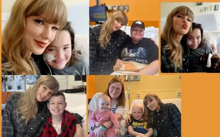 Taylor Swift hace una visita sorpresa a un hospital infantil