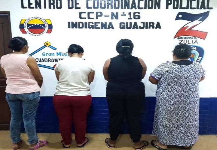 Cuatro mujeres fueron arrestadas por riña