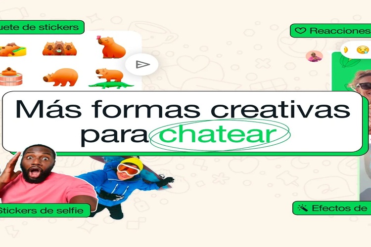 WhatsApp puede crear stickers de tu cara y otras tres alucinantes novedades