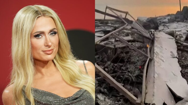 Paris Hilton regresó a los escombros de su mansión en Malibú: “Tengo el corazón en pedazos”