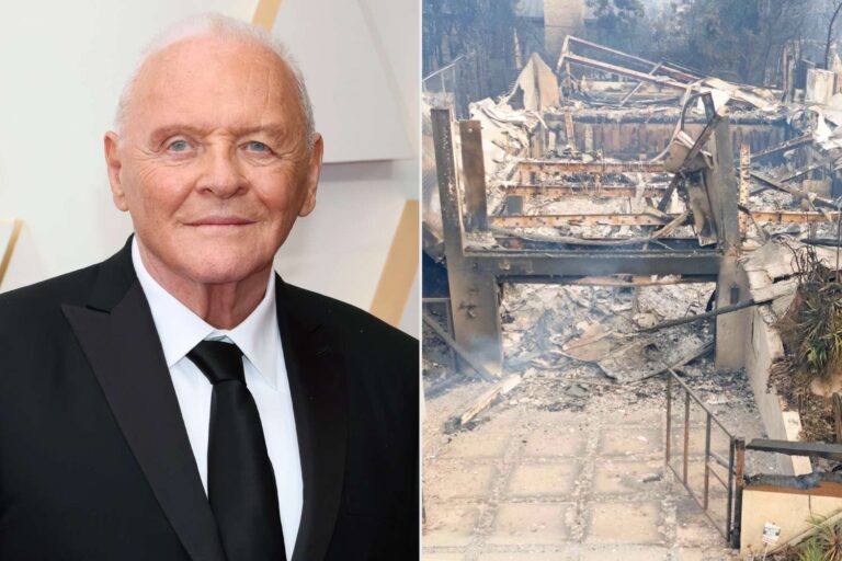 Anthony Hopkins sobre la pérdida de su casa en Los Ángeles: “Lo único que nos llevamos con nosotros es el amor que damos”